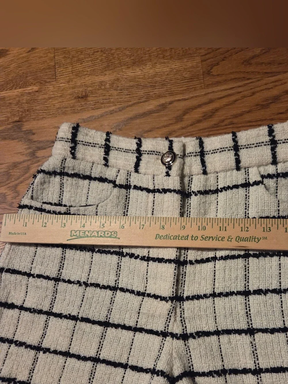ZARA Tweed Set – Blazer & Shorts Size M/S - Picture 5 of 16